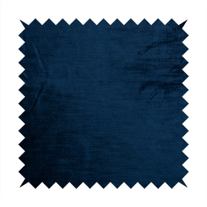 Liberty Textured Plain Shimmer Velvet Navy Blue Upholstery Fabric CTR-2387 - Roman Blinds