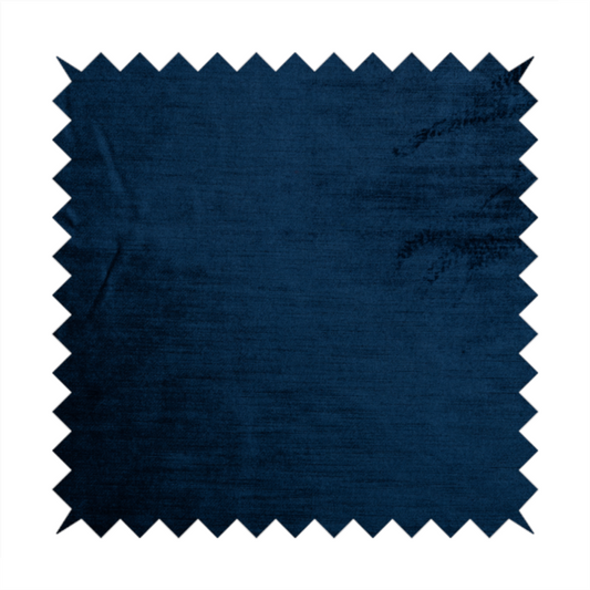 Liberty Textured Plain Shimmer Velvet Navy Blue Upholstery Fabric CTR-2387