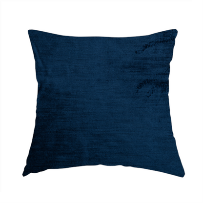 Liberty Textured Plain Shimmer Velvet Navy Blue Upholstery Fabric CTR-2387 - Handmade Cushions