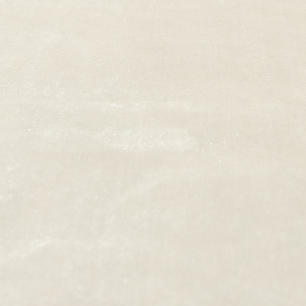 Madrid Soft Plain Shimmer Velvet White Upholstery Fabric CTR-2388 - Handmade Cushions