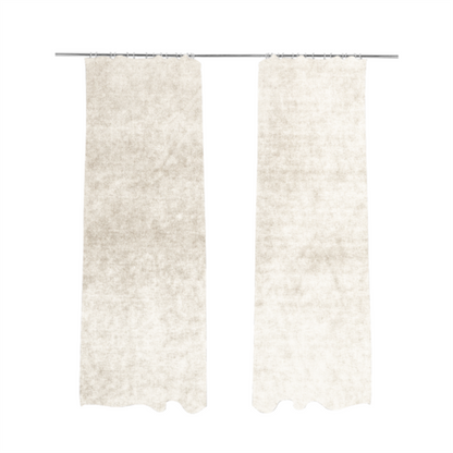 Madrid Soft Plain Shimmer Velvet Beige Upholstery Fabric CTR-2389 - Made To Measure Curtains