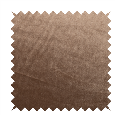 Madrid Soft Plain Shimmer Velvet Copper Brown Upholstery Fabric CTR-2392 - Made To Measure Curtains