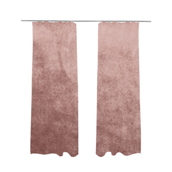 Madrid Soft Plain Shimmer Velvet Pink Upholstery Fabric CTR-2394 - Made To Measure Curtains