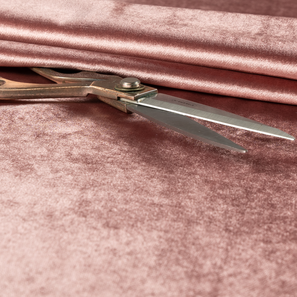 Madrid Soft Plain Shimmer Velvet Pink Upholstery Fabric CTR-2394 - Made To Measure Curtains