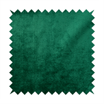 Madrid Soft Plain Shimmer Velvet Green Upholstery Fabric CTR-2399 - Roman Blinds