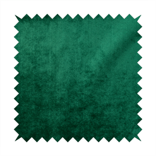 Madrid Soft Plain Shimmer Velvet Green Upholstery Fabric CTR-2399