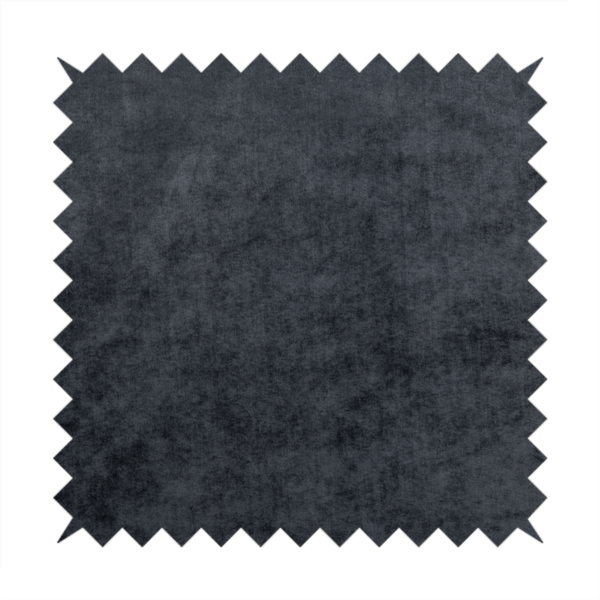 Madrid Soft Plain Shimmer Velvet Graphite Grey Upholstery Fabric CTR-2403 - Roman Blinds