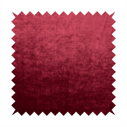 Madrid Soft Plain Shimmer Velvet Red Upholstery Fabric CTR-2405 - Roman Blinds