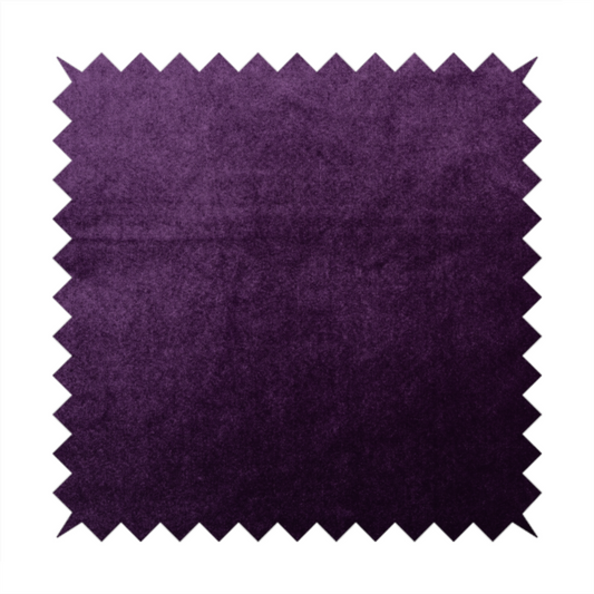 Madrid Soft Plain Shimmer Velvet Violet Purple Upholstery Fabric CTR-2406