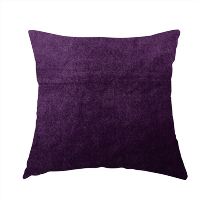 Madrid Soft Plain Shimmer Velvet Violet Purple Upholstery Fabric CTR-2406 - Handmade Cushions