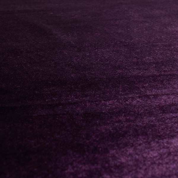 Madrid Soft Plain Shimmer Velvet Violet Purple Upholstery Fabric CTR-2406 - Roman Blinds