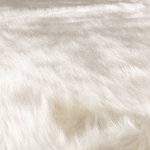 Silkie Faux Fur Material Cream Colour Fabric CTR-2420 - Handmade Cushions