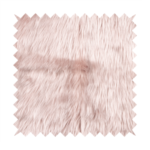 Silkie Faux Fur Material Soft Pink Colour Fabric CTR-2421