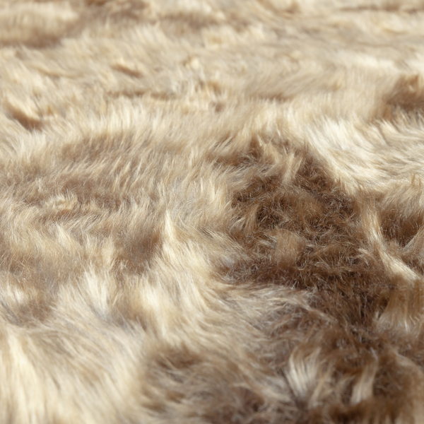 Silkie Faux Fur Material Beige Colour Fabric CTR-2423