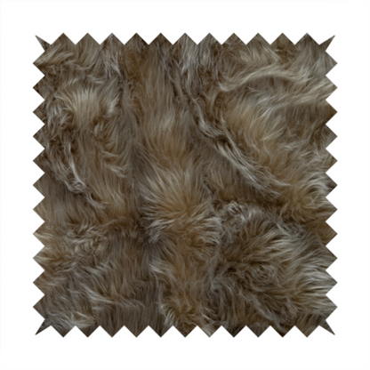 Silkie Faux Fur Material Brown Colour Fabric CTR-2425 - Made To Measure Curtains