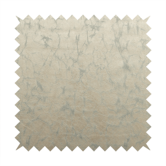 Brooklyn Marble Pattern Velvet Cream Upholstery Fabric CTR-2427