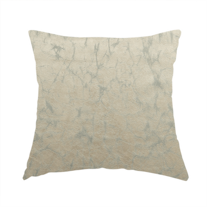 Brooklyn Marble Pattern Velvet Cream Upholstery Fabric CTR-2427 - Handmade Cushions