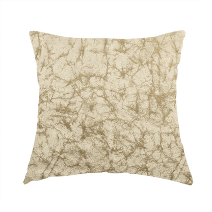 Brooklyn Marble Pattern Velvet Golden Brown Upholstery Fabric CTR-2430 - Handmade Cushions