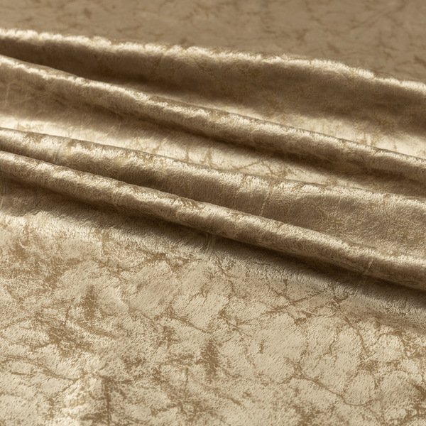 Brooklyn Marble Pattern Velvet Golden Brown Upholstery Fabric CTR-2430