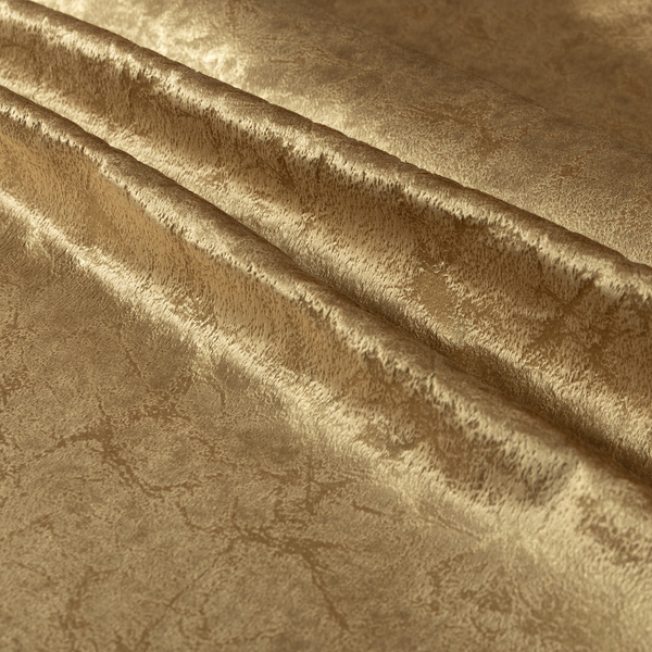 Brooklyn Marble Pattern Velvet Golden Brown Upholstery Fabric CTR-2432