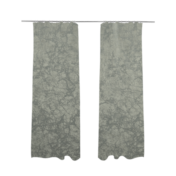 Brooklyn Marble Pattern Velvet Grey Upholstery Fabric CTR-2437 - Made To Measure Curtains