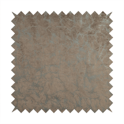Brooklyn Marble Pattern Velvet Brown Upholstery Fabric CTR-2438