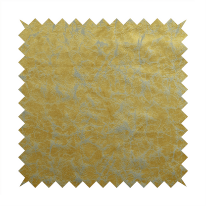 Brooklyn Marble Pattern Velvet Yellow Upholstery Fabric CTR-2439 - Roman Blinds