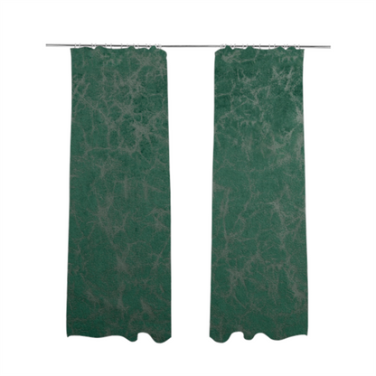 Brooklyn Marble Pattern Velvet Green Upholstery Fabric CTR-2443 - Made To Measure Curtains