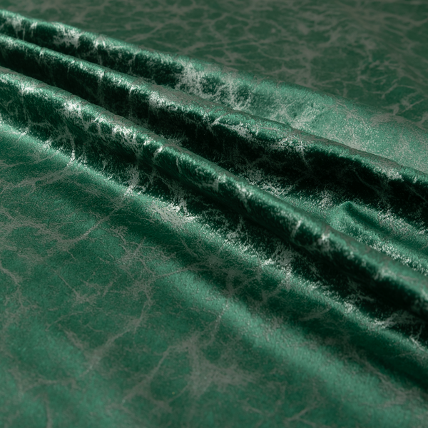 Brooklyn Marble Pattern Velvet Green Upholstery Fabric CTR-2443