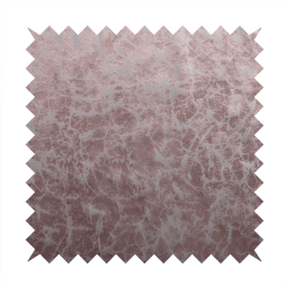 Brooklyn Marble Pattern Velvet Pink Upholstery Fabric CTR-2445
