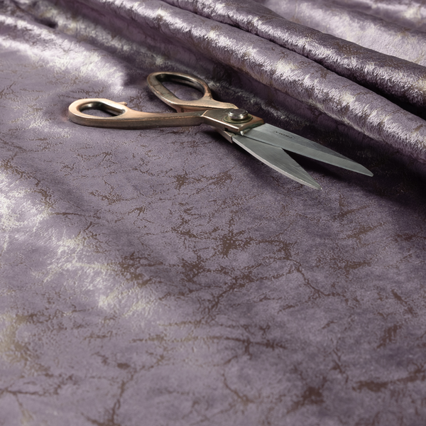 Brooklyn Marble Pattern Velvet Purple Upholstery Fabric CTR-2446