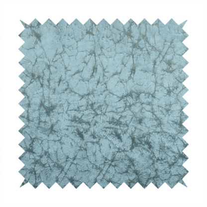 Brooklyn Marble Pattern Velvet Blue Upholstery Fabric CTR-2447 - Roman Blinds