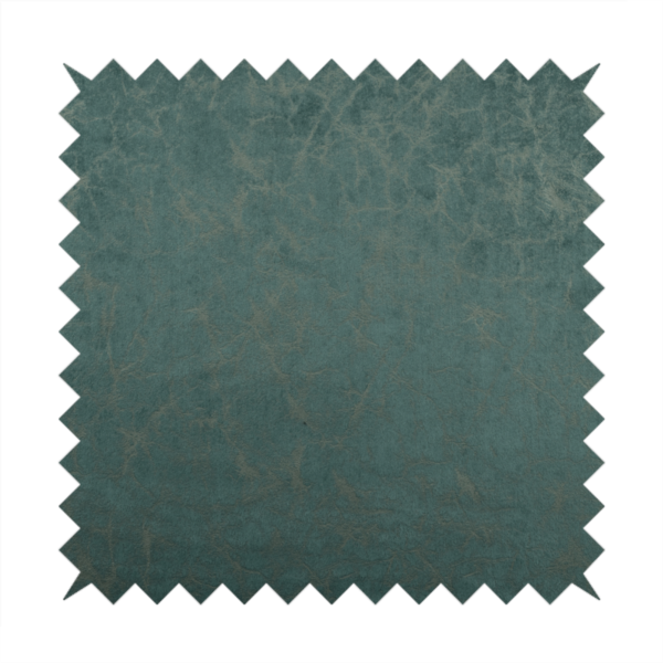 Brooklyn Marble Pattern Velvet Teal Upholstery Fabric CTR-2450 - Roman Blinds