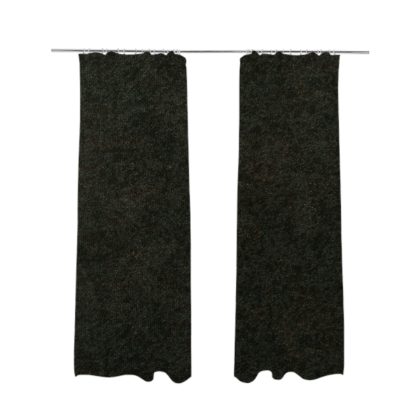 Habitat Aged Look Soft Suede Black Upholstery Fabric CTR-2467 - Made To Measure Curtains