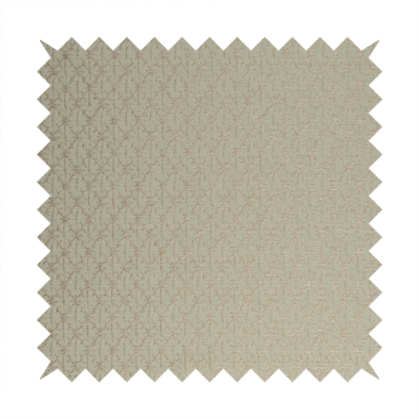 Baraka Geometric Pattern Cream Beige Colour Upholstery Fabric CTR-2489 - Roman Blinds