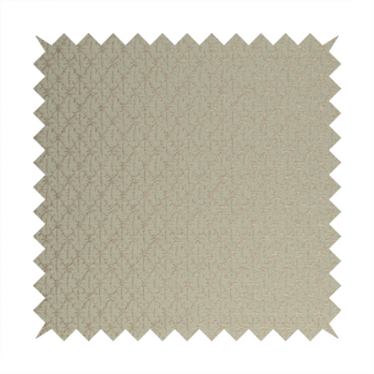 Baraka Geometric Pattern Cream Beige Colour Upholstery Fabric CTR-2489 - Roman Blinds