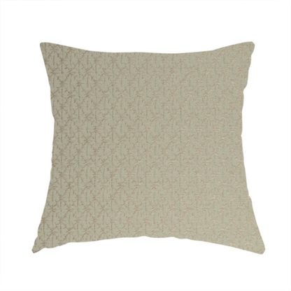 Baraka Geometric Pattern Cream Beige Colour Upholstery Fabric CTR-2489 - Handmade Cushions