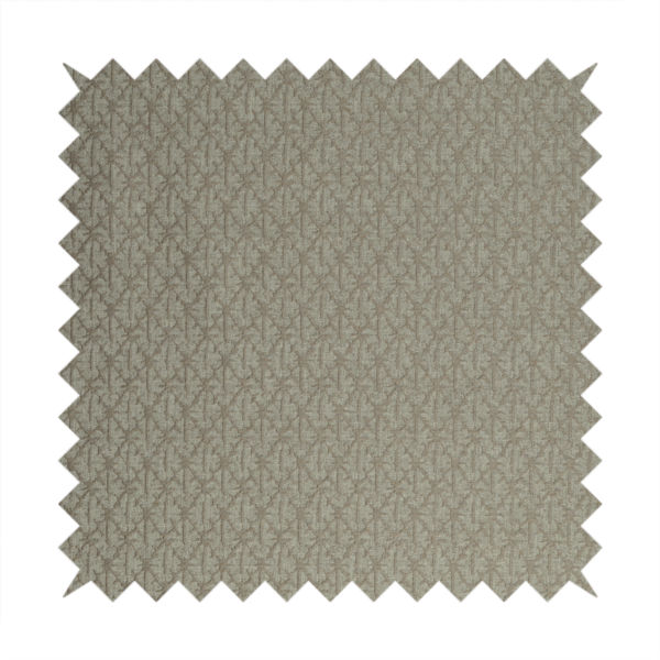 Baraka Geometric Pattern Brown Colour Upholstery Fabric CTR-2490