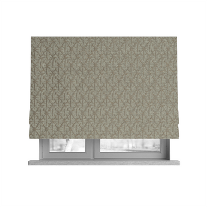 Baraka Geometric Pattern Brown Colour Upholstery Fabric CTR-2490 - Roman Blinds