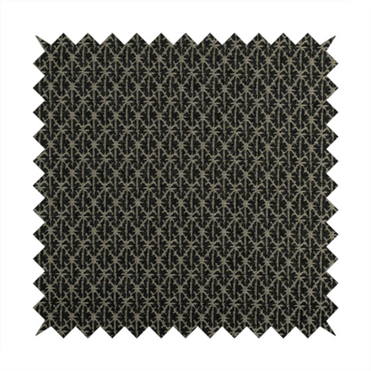 Baraka Geometric Pattern Cream Black Colour Upholstery Fabric CTR-2494 - Made To Measure Curtains