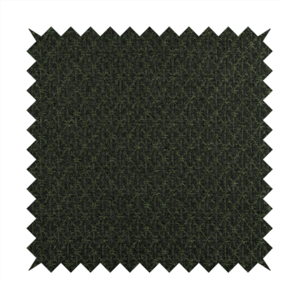 Baraka Geometric Pattern Black Green Colour Upholstery Fabric CTR-2496 - Roman Blinds