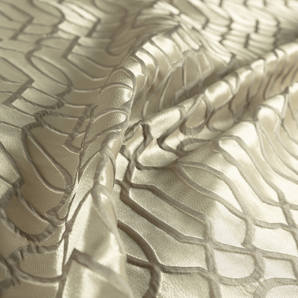 Paradise Trellis Pattern In Beige Upholstery Fabric CTR-2523 - Handmade Cushions