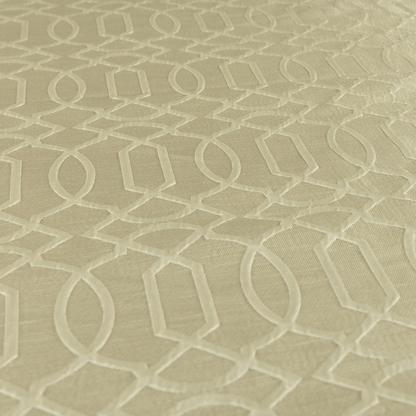 Paradise Trellis Pattern In Cream Upholstery Fabric CTR-2529 - Made To Measure Curtains