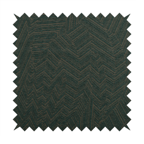 Cotswold Abstract Pattern Dark Teal Colour Upholstery Fabric CTR-2556