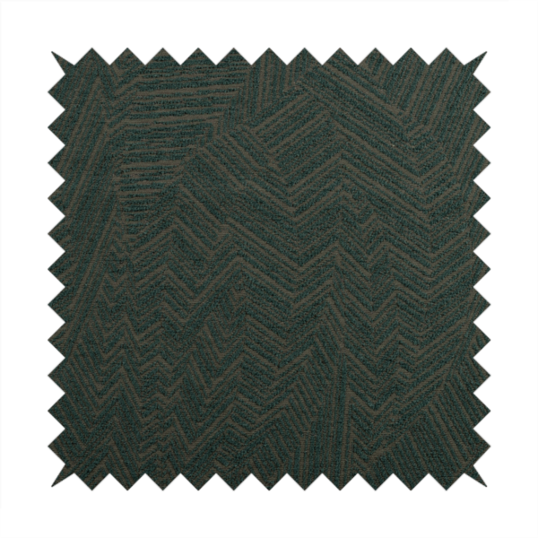 Cotswold Abstract Pattern Dark Teal Colour Upholstery Fabric CTR-2556 - Handmade Cushions