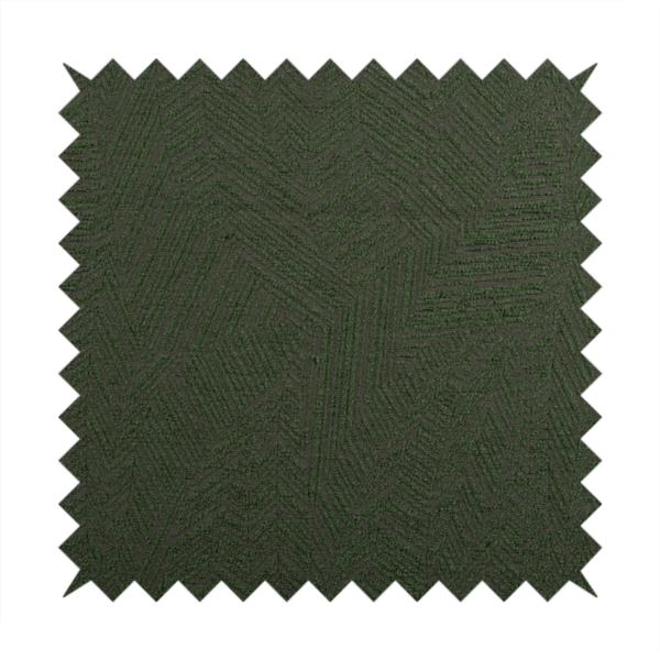 Cotswold Abstract Pattern Green Colour Upholstery Fabric CTR-2557