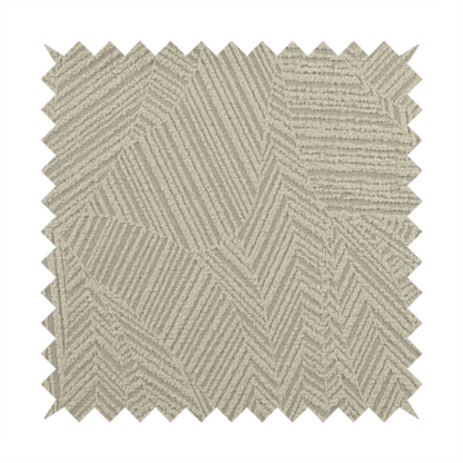 Cotswold Abstract Pattern White Colour Upholstery Fabric CTR-2559