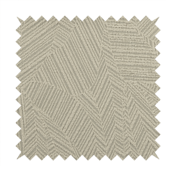 Cotswold Abstract Pattern White Colour Upholstery Fabric CTR-2559 - Made To Measure Curtains