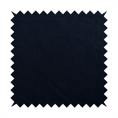 Atlantic Ribbed Textured Plain Cotton Feel Velvet Blue Upholstery Fabric CTR-2564 - Roman Blinds