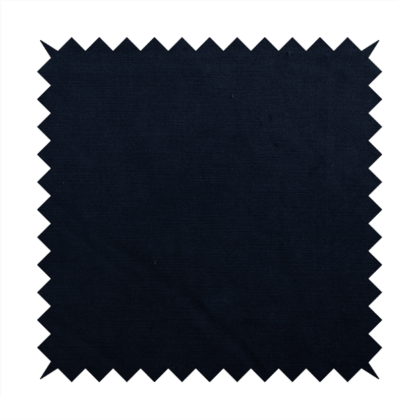 Atlantic Ribbed Textured Plain Cotton Feel Velvet Blue Upholstery Fabric CTR-2564 - Handmade Cushions